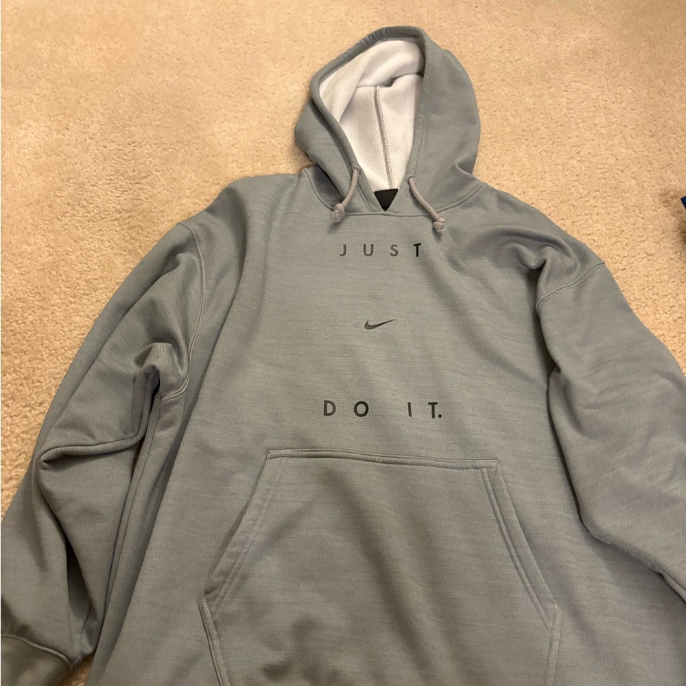 Nike Dri-FIT Light Gray Hoodie